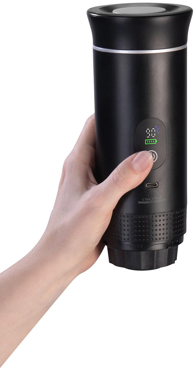 Siebträgermaschine Akku-Espressomaschine 20 bar für Pulver und Kapseln