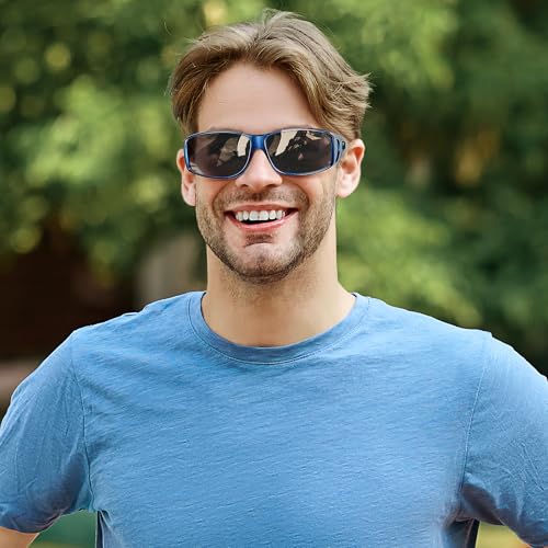 Image of URUMQI Polarized Sunglasses Fit Over Glasses for Men Women, Wraparound Sun Glasses UV400 Protection for Driving Fishing