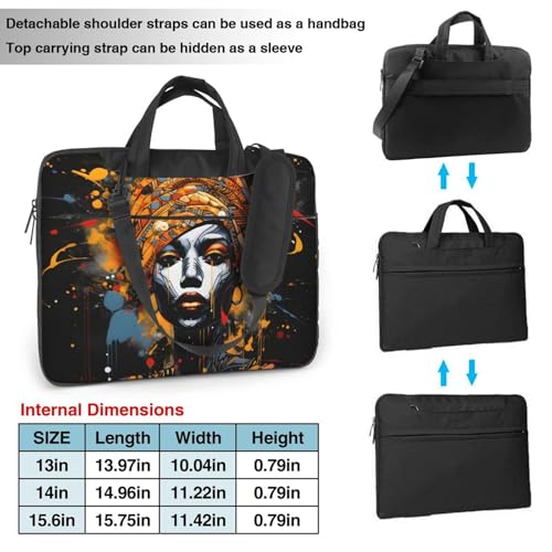 Maletín portátil para laptop unisex resistente al agua miniatura 4