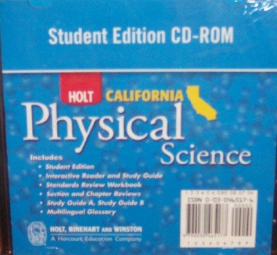 Science & Technology, Grade 8 Physical Science: Holt Science & Technology California
