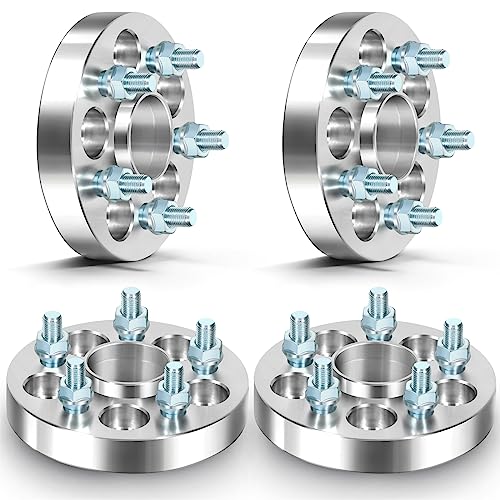 ECCPP 5x100 to 5x100 Wheel Spacers 5 lug 1inch 56.1mm 12x1.25Studs for 1993-2013 for Subaru Impreza 1990-2016 for Subaru Legacy 2000-2013 for Subaru Outback 4PCS