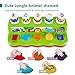 1 Year Old Toys for Boys Girls Birthday Gift, Cause and Effect Animal Pop Up Toy with Music and Light for Toddlers 1-3, Preschool Learning Educational Toys Valentines Easter Gifts for babies 12 months