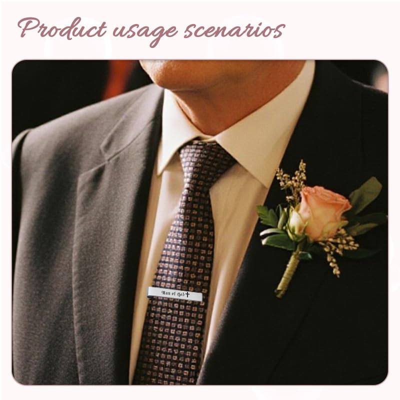 Novelty Mens Tie Clip for Wedding Graduation Gift for Him Son Grandson Birthday Christmas Gift Tie Clips for Dentist Pilot4