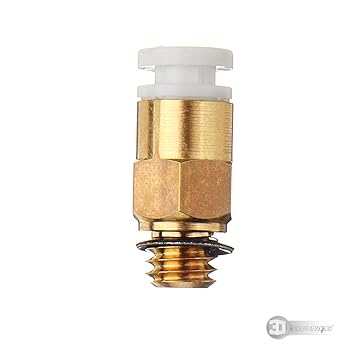 3DINNOVATIONS 3D Printer PC4-M6 Fitting Connector for OD 4 mm Ptfe Tube: Quantity: 1 pc.(Thread Size : M6, Feed for 1.75 mm Filament)