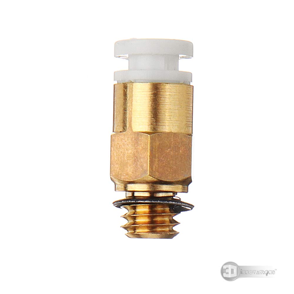 3DINNOVATIONS 3D Printer PC4-M6 Fitting Connector for OD 4 mm Ptfe Tube: Quantity: 1 pc.(Thread Size : M6, Feed for 1.75 mm Filament) (B07K22WV8T) Amazon Price History, Amazon Price Tracker