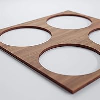 Vista 128 de 23 3/8"W X 23 3/8"H Large Wembley Decorativos Paneles De Pared De Madera De Calado, Aliso