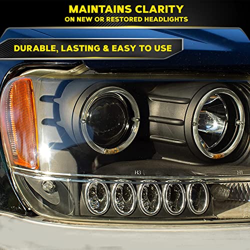 Meguiar's Keep Clear Headlight Coating, Maintain Like-New Clarity of Your Headlights with an Easy-to-Use Formula and UV Protection that Lasts All Year Long, 4 Ounce Aerosol