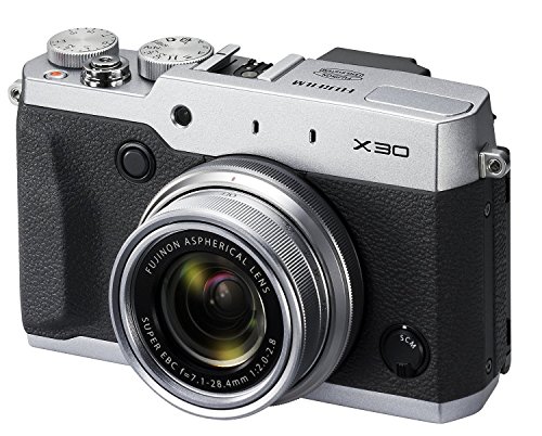Fujifilm X30 - Cámara compacta de 12 MP (Pantalla de 3', Zoom óptico 4X, estabilizador Digital, vídeo Full HD), Plateado