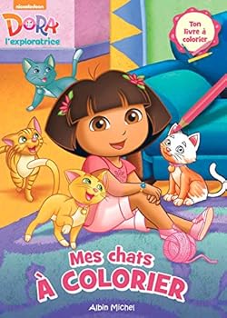 Paperback Mes chats à colorier [French] Book