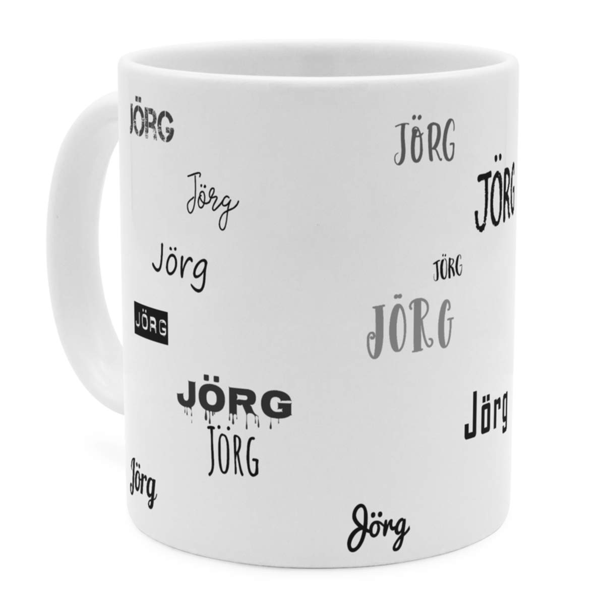 Personalisiert: Tasse Mit Namen Jörg – Motiv 'Alle Sagten, Das Geht Nicht…'