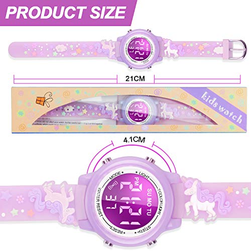 image for Dodosky Gifts for 5 6 7 8 9 Kids, Toddler Digital Sport Waterproof Wat