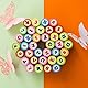 Kesote 36x Stempel Buchstaben Zahlen Stempelset Kinder Selbstfärbend Einschulung Schulanfang Geschenk Schule