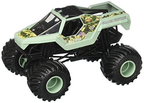 Hot Wheels Monster Jam Soldier Fortune vehículo 1:24 miniatura 1