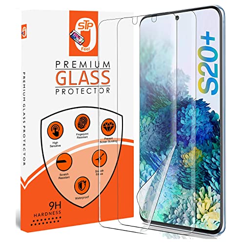 Image of STP FEEL (2 Pack Unbreakable Membrane Screen Protector Guard For Samsung Galaxy S20 Plus (6.7 Inch) | Membrane Ultra Smooth Touch with Finger Print Support - HD /3 Months Warranty
