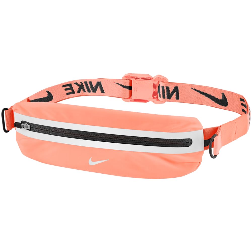 NIKE Slim Waistpack 4.0 Running Belt, Waist Bag, Jogging Belt for Smartphone, Keys, Training, Fitness, Running Accessories, Atomic Pink/Black/Silver, One Size โ image 1
