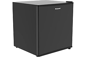 Honeywell Compact Refrigerator 1.6 Cu Ft Mini Fridge with Freezer for Small Spaces