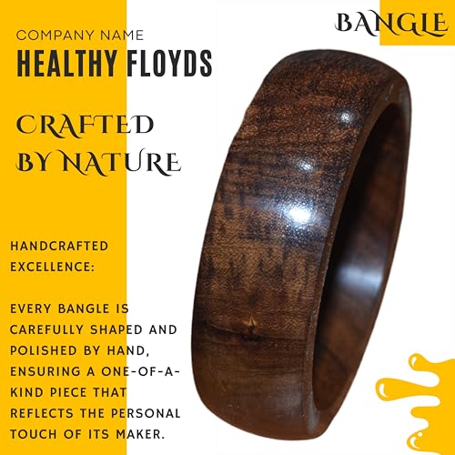 Image of Handcrafted Wooden Bangles Set | Sustainable Natural Wood Jewelry for Women | Stylish & Lightweight Bracelets - Perfect for Christmas Gifts, Winter Fashion & Eco-Friendly Gifting