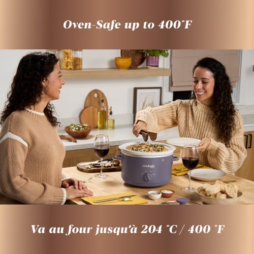 Image of Crock-Pot Design Series 4.5 Quart Manual Slow Cooker, Purple Potato