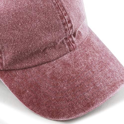 Image of The Hat Depot 100% Cotton Pigment Dyed Low Profile Dad Hat Six Panel Cap