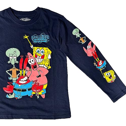 Spongebob Squarepants Little & Big Boys Long Sleeve Shirt2