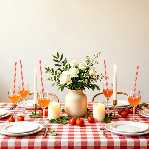 Pitillos de papel rayados rosa y naranja, 100 pcs miniatura 6