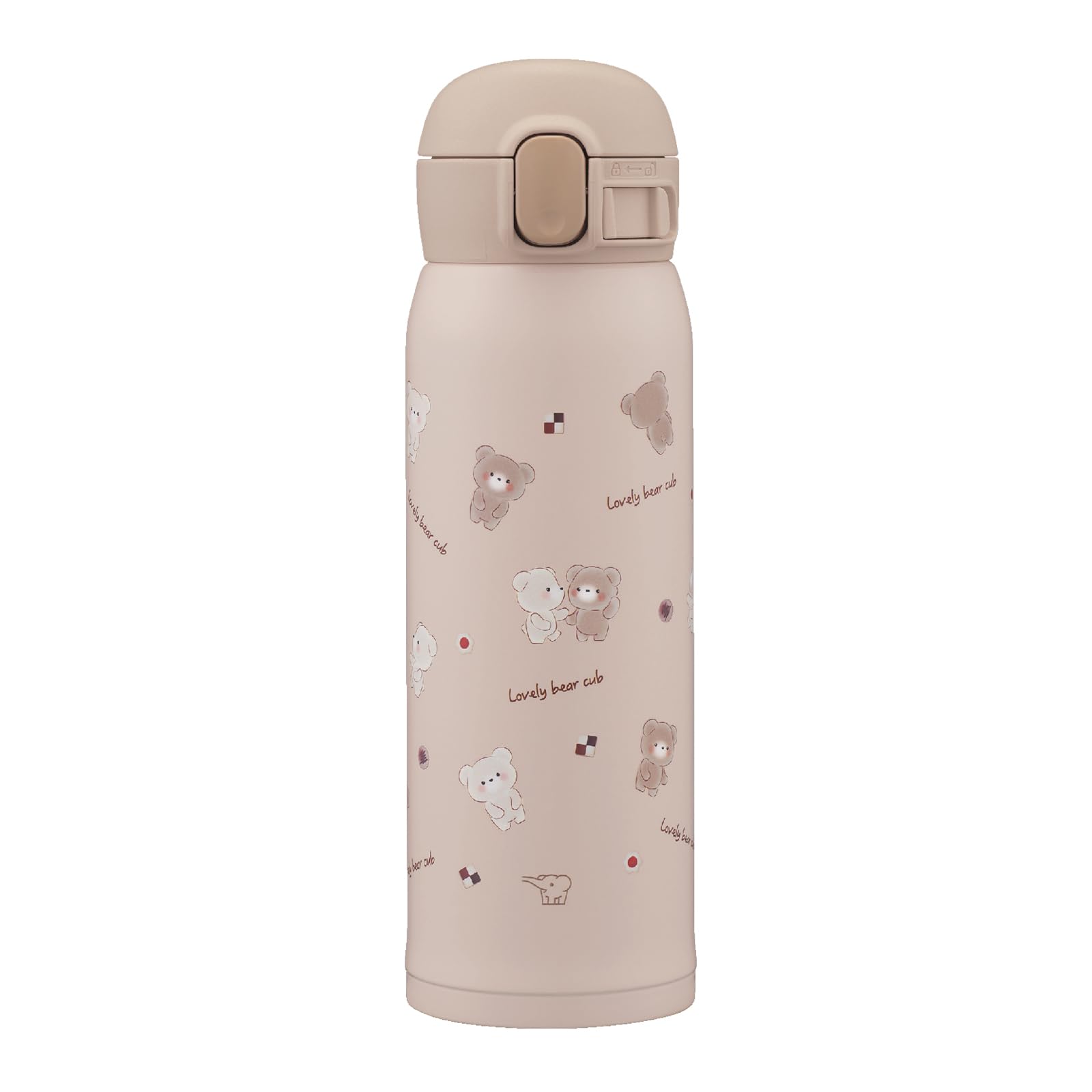 Zojirushi SM-WJ48-CZ Water Bottle 16.2 fl oz (480 ml) Cute Kids Mug Easy to Clea