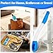 Foldable Bottom Buddy Wiping Aid, Long Handle Butt Wiper Tool for Women, Disabled, Elderly, Overweight, Pregnant People, Durable Waterproof and Easy to Clean, Toilet Aid with Storage Bag and Hook