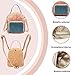 Men Kai- Bolsos Mochila para Mujeres, Mini Bolso Mochila, Mochila de Corcho...