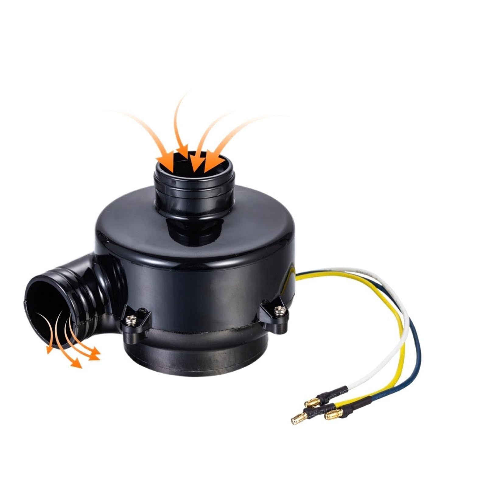 OKEWGHFL 12V/24V Station Turbo Blower Fan DC Brushless Fan