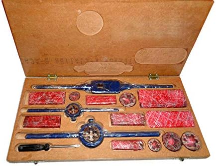 TAP AND DIE SET 1/4 TO 3/4 BRITISH STANDARD WHITWORTH- BOXED COMPLETE BSW-AMZN