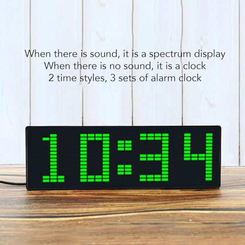 Espectro Musical LED RGB para Escritorio y Configuración Gaming con Reloj Yunseity 3