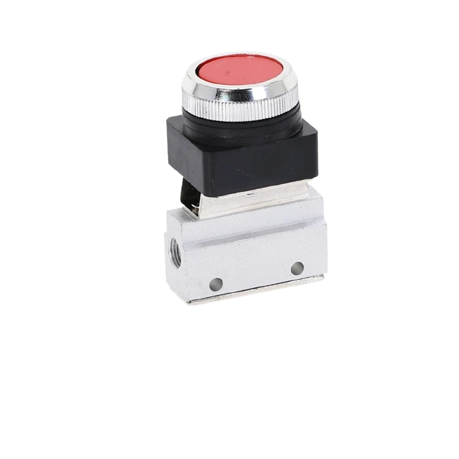 Vanne pneumatique MOV-03B bouton plat filetage 1/8 mécanique
