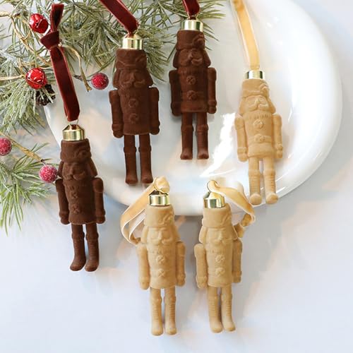 Ensemble Décoration De Noël Casse-Noisette à Offrir pour Suspendre au Sapin