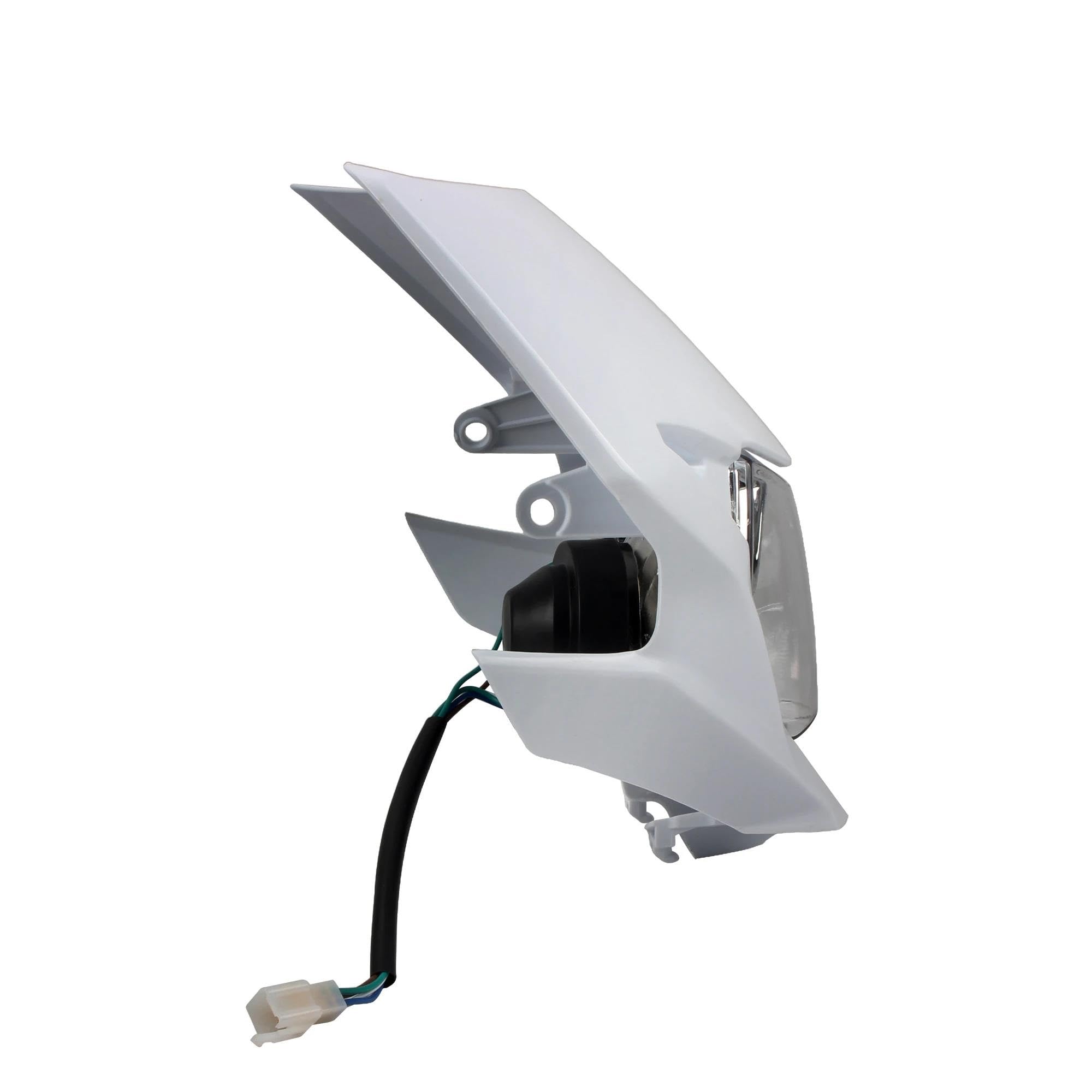 Faros Delanteros Moto Placa Faro Delantero Motocicleta Motocross para CRF150L 150R 150F 230L 250L 250X 250M 300 450L 450X 450RL Faros Auxiliares Moto(Rojo)
