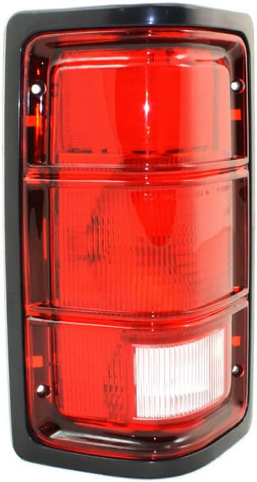 CarLights360 For 1988-1996 Dodge Dakota Pair Rear Tail Lights Driver and Passenger Side Assembly Unit CH2800111 CH2801111-replaces 55076439 55076438