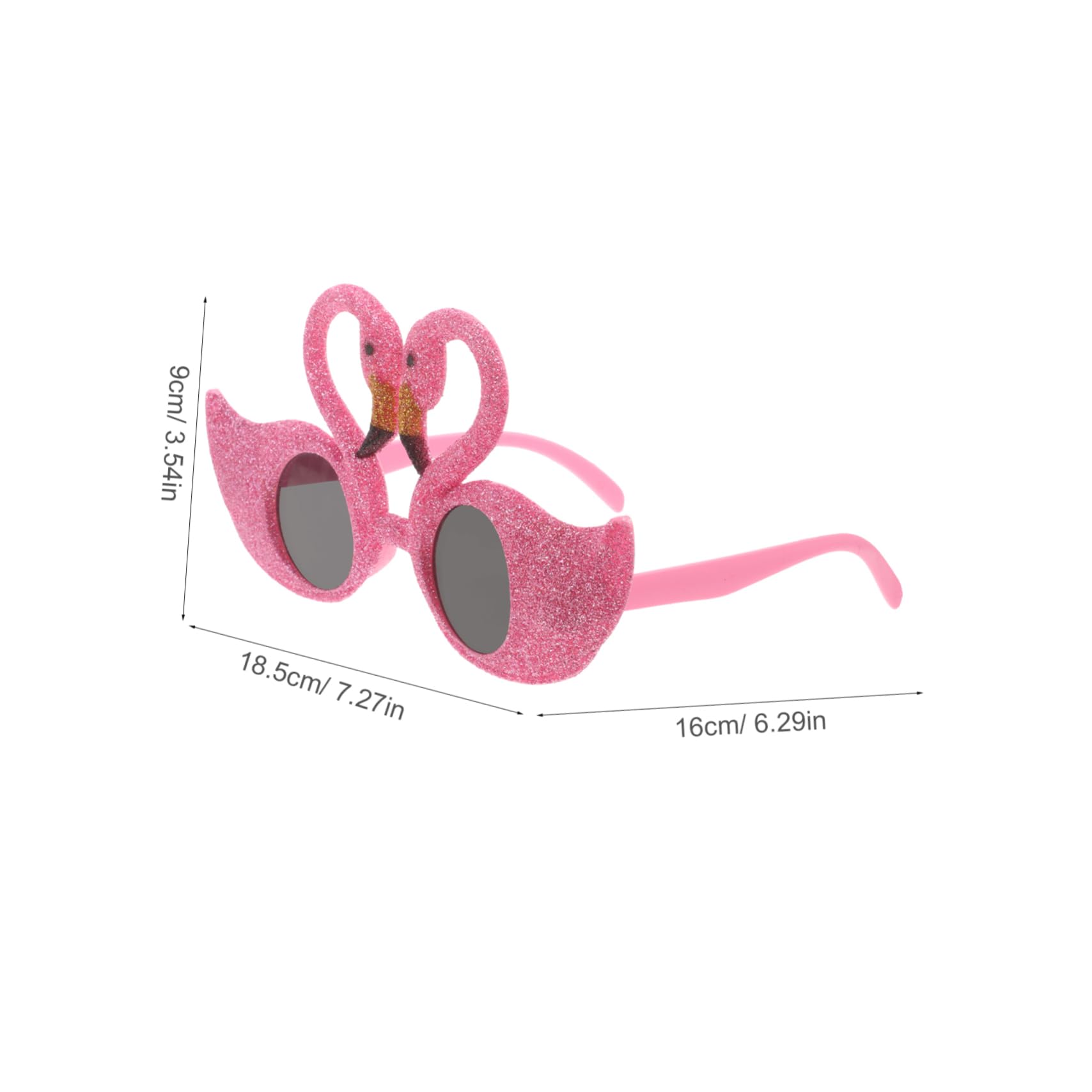 Didiseaon Flamingo Party Glasses Hawaiian Sunglasses for Beach Theme Party Decorations