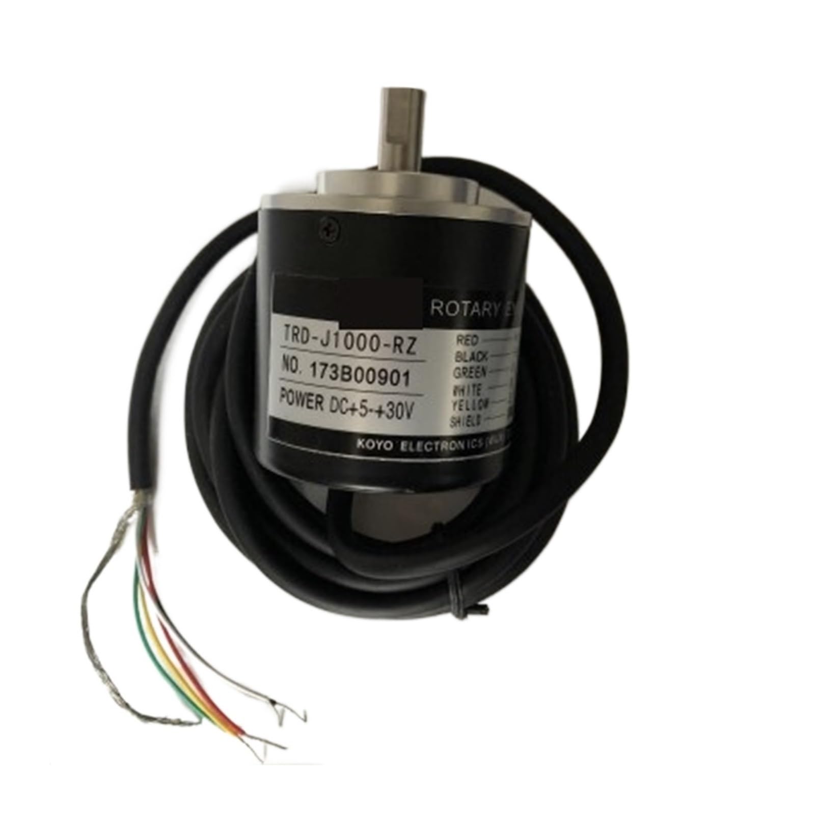 Encoder Rotatorio, Codificador Rotatorio Óptico Incremental De 50 Mm Eje De 8 Mm Resolución De TRD-J500-RZ 100 200 360 500 1000 Pulso Salida Push-pull(600PPR)