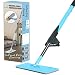 Guay Clean Microfiber Flat Mop - Hands-Free Self-Wringing - Dry and Wet Cleaning - Telescopic Stainless Steel 180 Degrees - for Home Kitchen Office and All Floor Surfaces with Handle - Blue