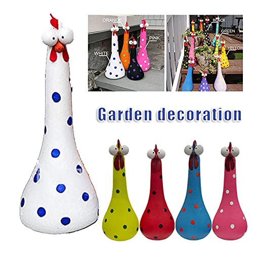 Statue De Poulet à Long Cou, Microlandschaft, Statues De Jardin En