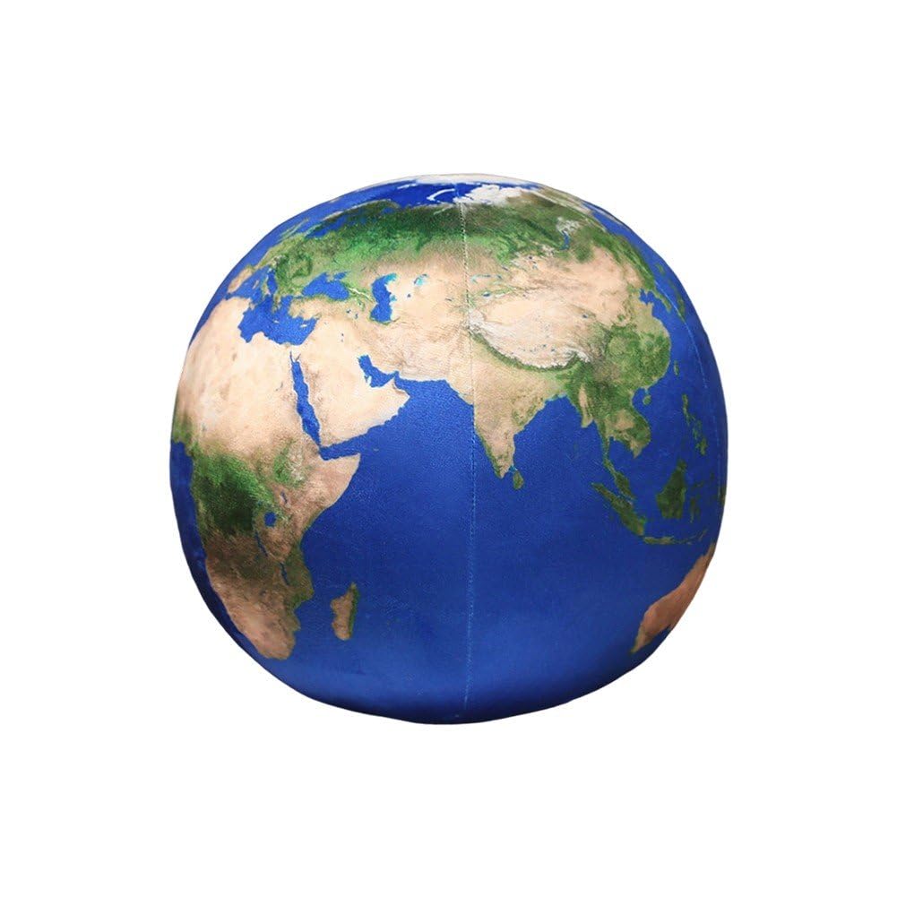Sslvya Simulation Earth Stuffed Pillow, Space Solar System Educational Pillows Home Decoration Throw Pillows Cushions for Room Sofa Couch Decor