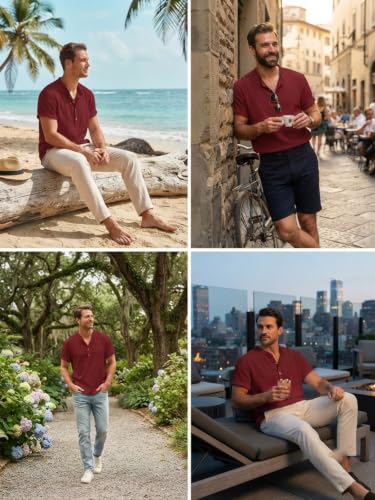 Image of Leriya Fashion Tshirt for Man | T Shirt for Mans | Mens TShirt's | Collarless T- Shirt for Mens | Half Sleeve Tshirt for Men (Available in Plus Sizes) Polycotton, Regular Fit