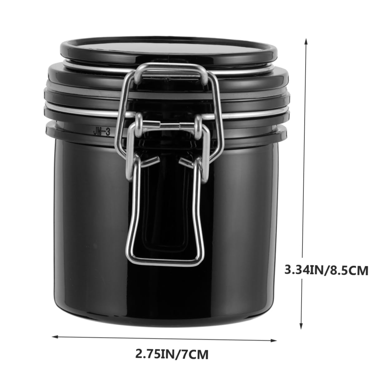 OSOLADY Eyelash Storage Jar Lash Glue Storage Tank 2pcs Sealed Container for Lash Adhesive