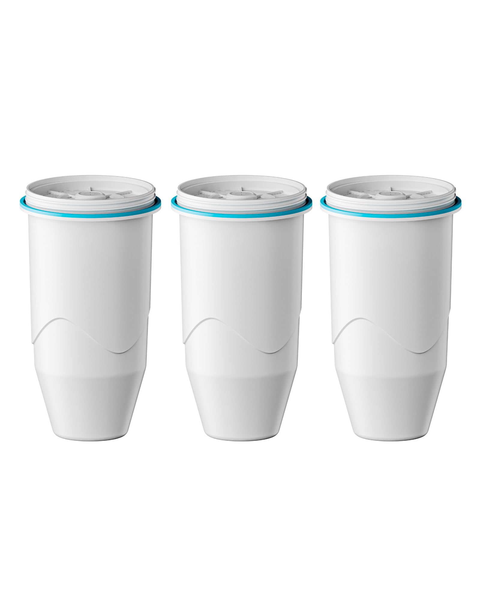 Compatible with Zero Pitchers and Dispenser, 0 TDS Premium Filtration, Fit for ZR-001 ZR-004 ZP-006 ZR-017 ZS-008 Filters, reducing Lead, Chromium,