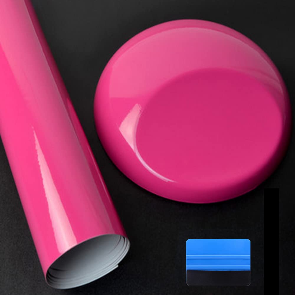NewL High Gloss Red Vinyl Wrap Self Adhesive Air Release Bubble Outdoor Rated for Automotive Use (30cm x 150cm) — view 18