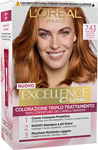 Loreal Excellence743 No Blond Golden Copper Hair Dye