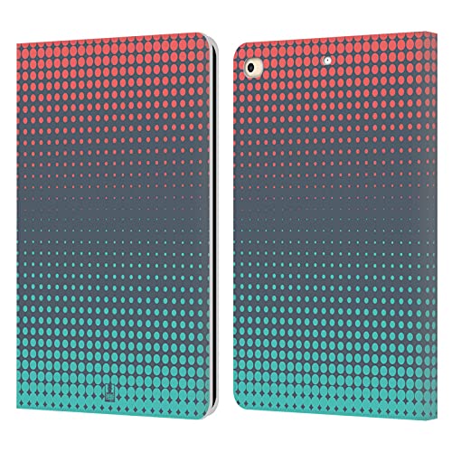 Étui portefeuille en cuir Apple iPad 9.7 2017 2018 housse protection grise