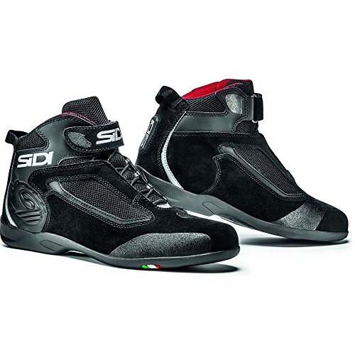Sidi Gas Leather Motorcycle Boots 43 Black (UK 9)