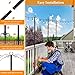 Glow Yard Poles – Lawn Light Mount, Outdoor Lighting Holder | Durable Patio Light Pole For Garden Decoration, Backyard Metal Lighting Stand For Lawn Parties, Driveway Events, Outdoor Corners