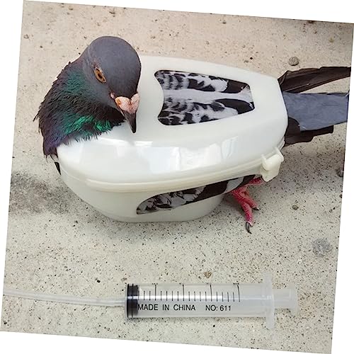 Milisten Tauben Injektionshalter Kunststoff Pigeon Fixer Holder Medizinische Fixierung Vogel Zubehör zur Medikamentengabe und Beobachtung für Züchter