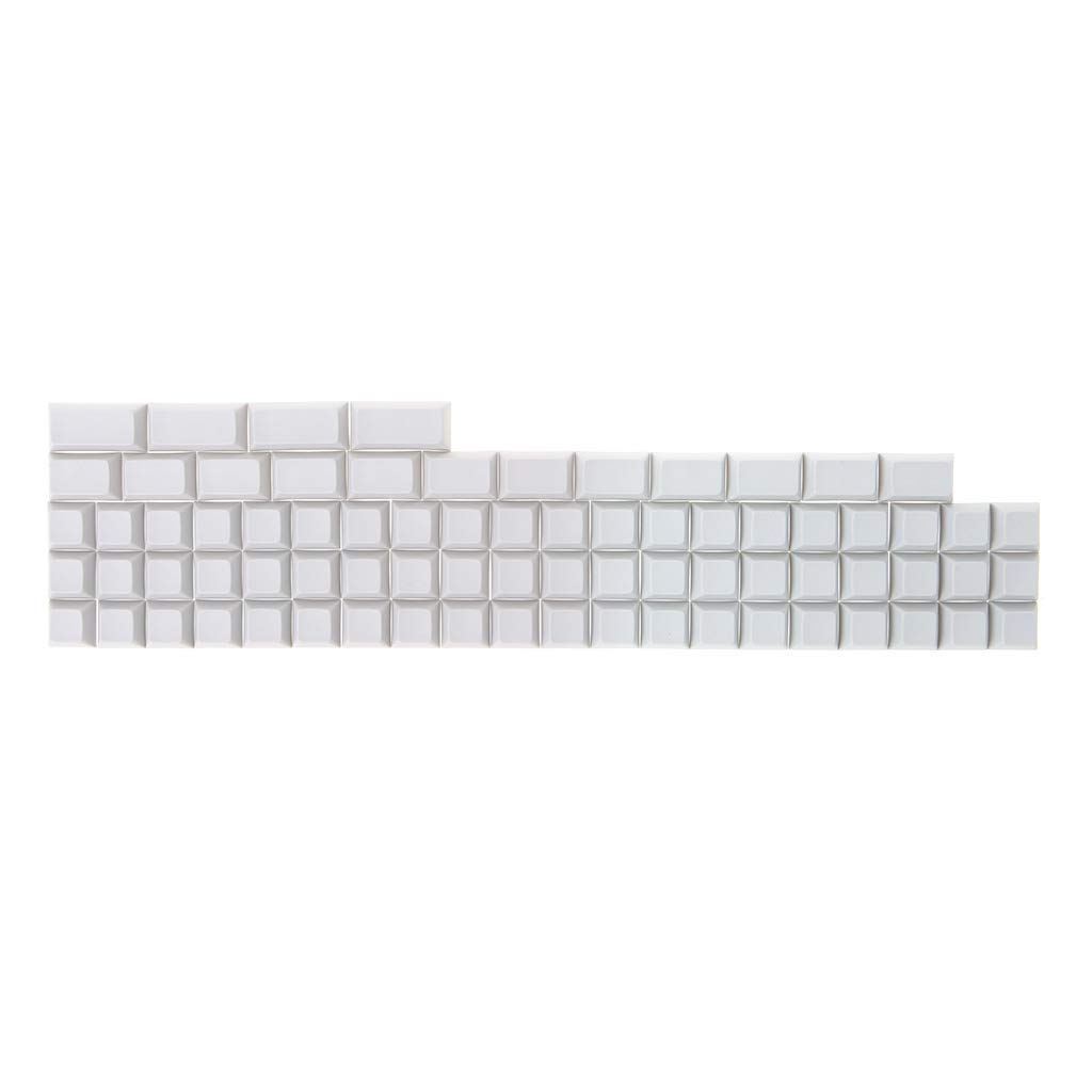 76 chiavi DSA PBT Ergodox vuote per tappi chiave, chiave meccanica unica senza incisione